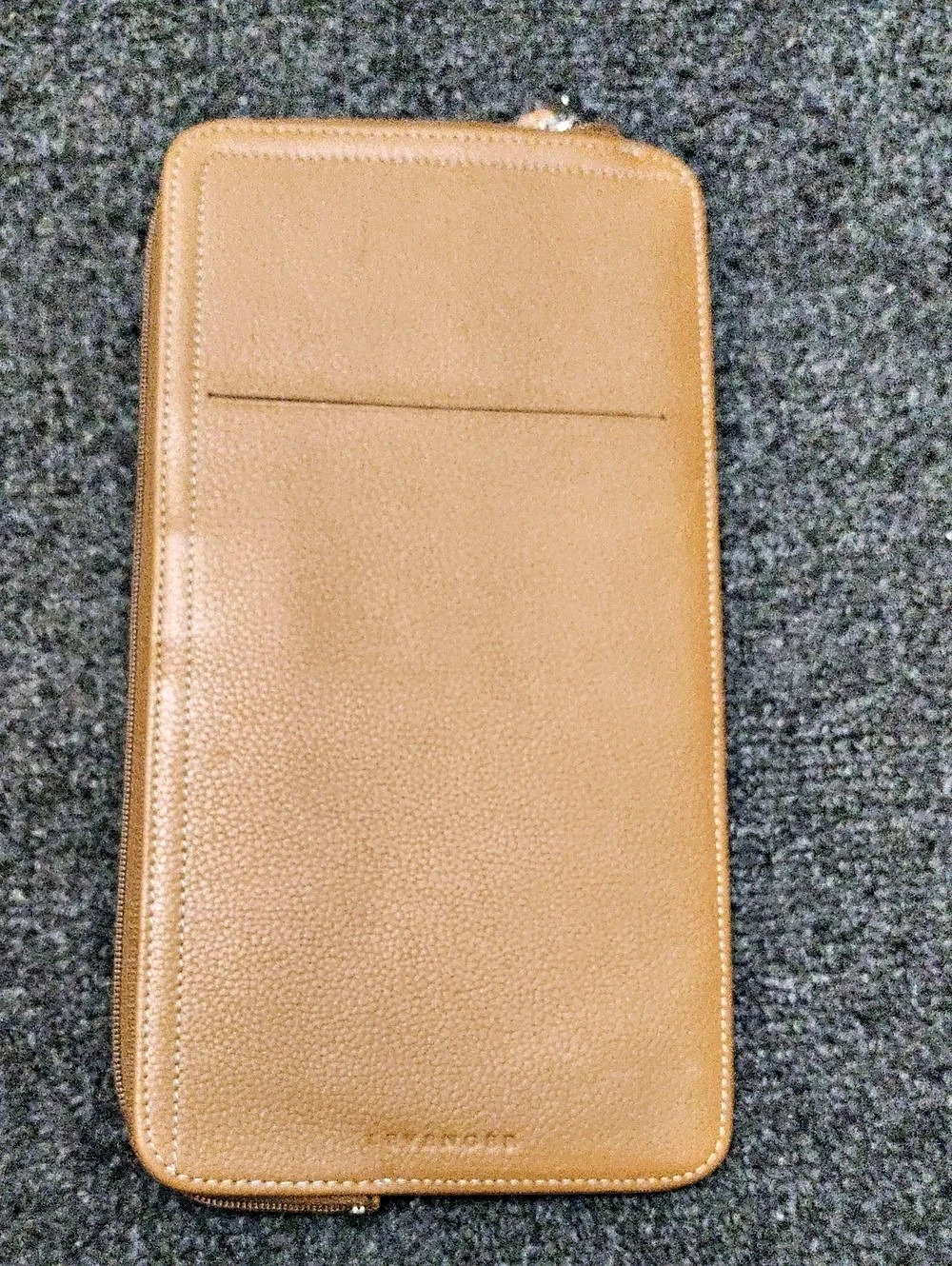 Levenger Leather Zip-Around Wallet